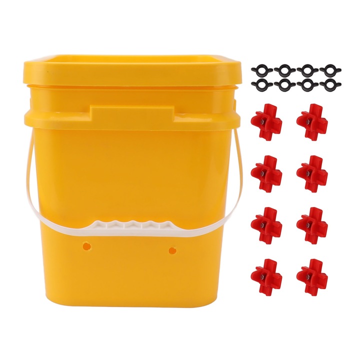 Automata itató szett madaraknak, Jormftte, 12L kapacitás, tartós műanyag, szagtalan