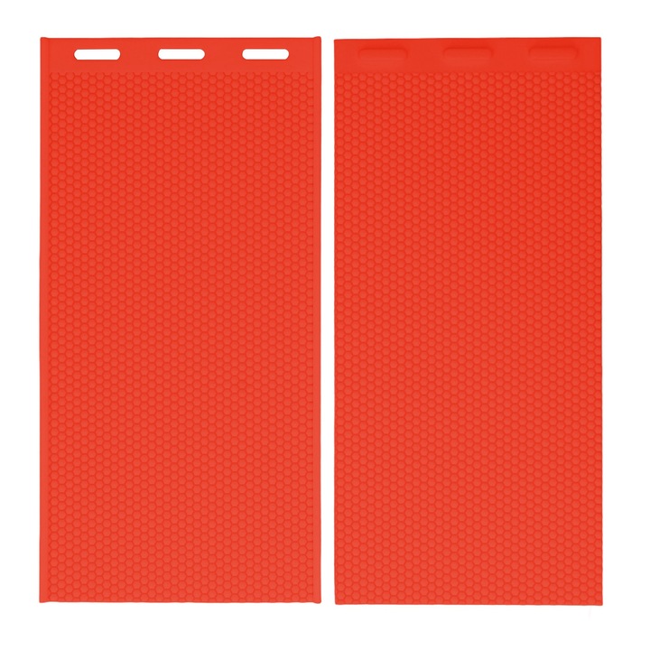 Set 2 forme din silicon pentru ceara de albine, Bizaical, 44.2x28cm, reutilizabile, usor de curatat