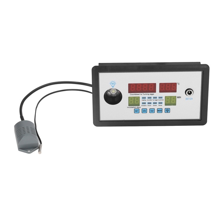 Okos termosztát tojáskeltetőhöz, Bizaical, 100W, 0-99,9°C, 150x88x30mm