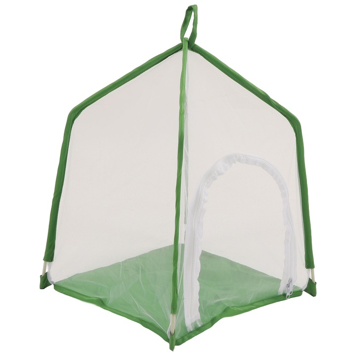 Jormftte rovarház, ház alakú, finom háló, dupla ajtó, 30x30x60cm