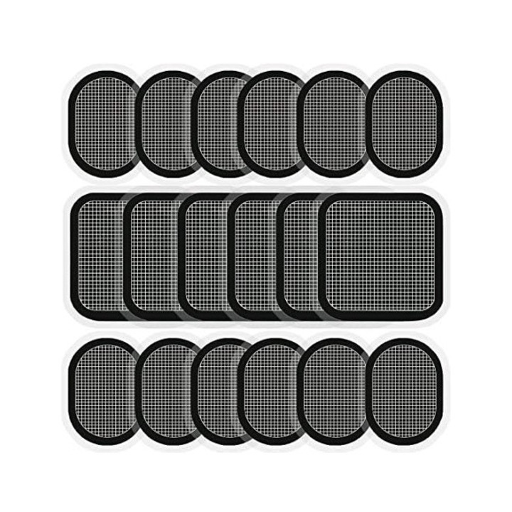 Jormftte gélpárna készlet karcsúsító övekhez, 18 párna, öntapadó, latexmentes