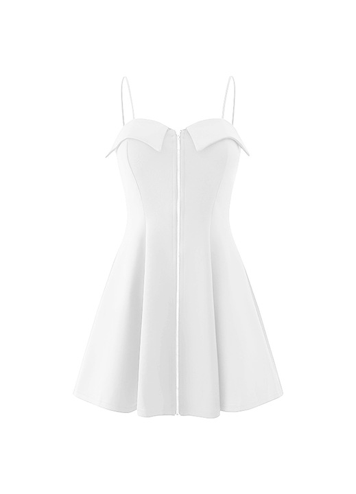 Jormftte rövid női ruha, fehér, poliészter, L INTL