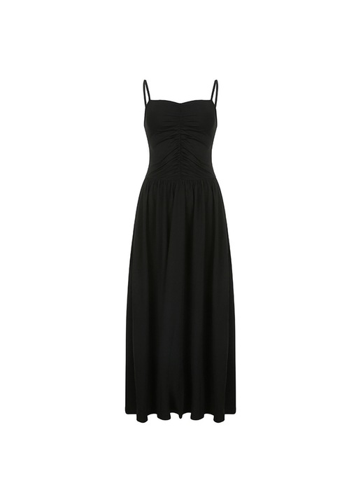 Nyári ruha, Jormftte, bohém stílusú, hosszú, fekete, M INTL