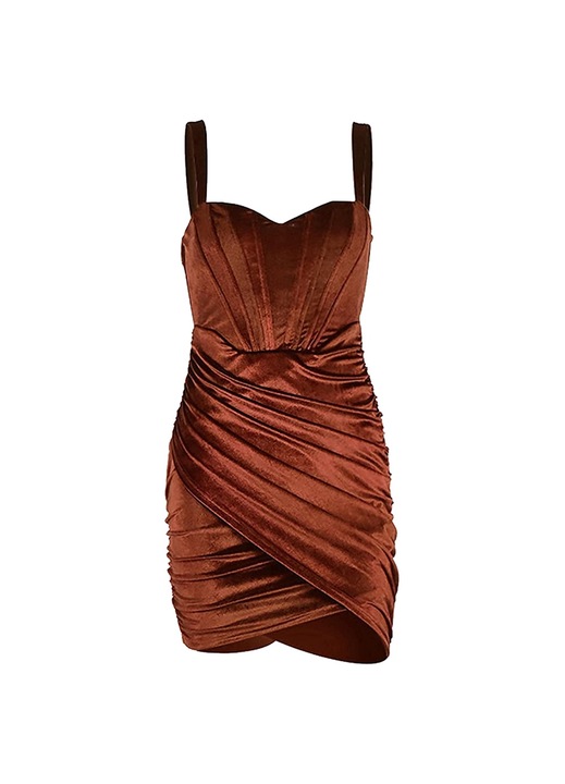 Női ruha, Jormftte, barna, L INTL