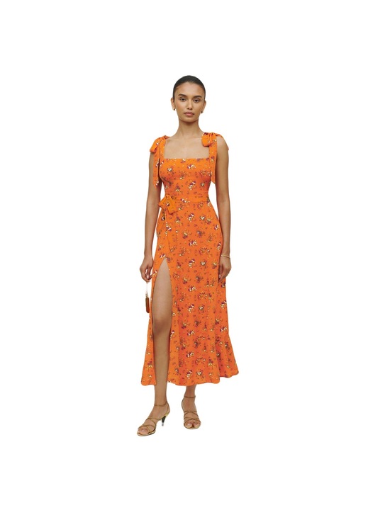 Női ruha Jormftte, pántos, narancssárga, poliészter, L INTL