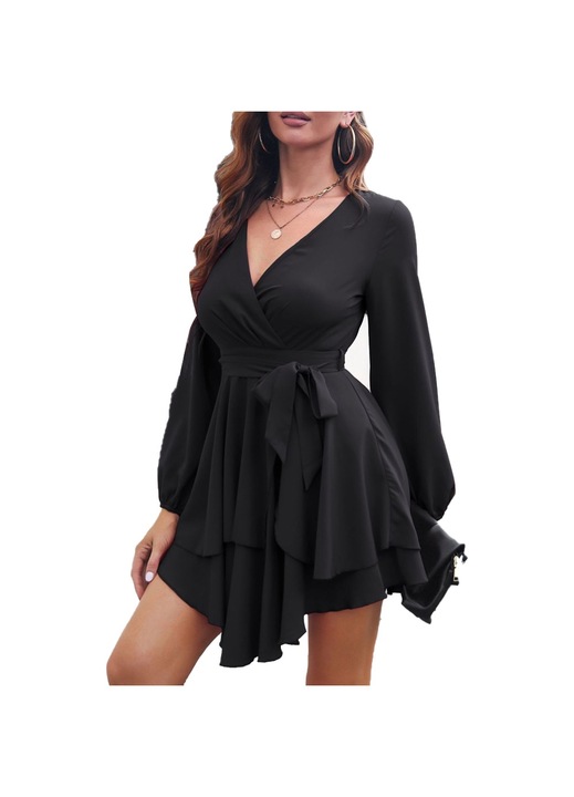 Női ruha, Jormftte, fekete, XL INTL