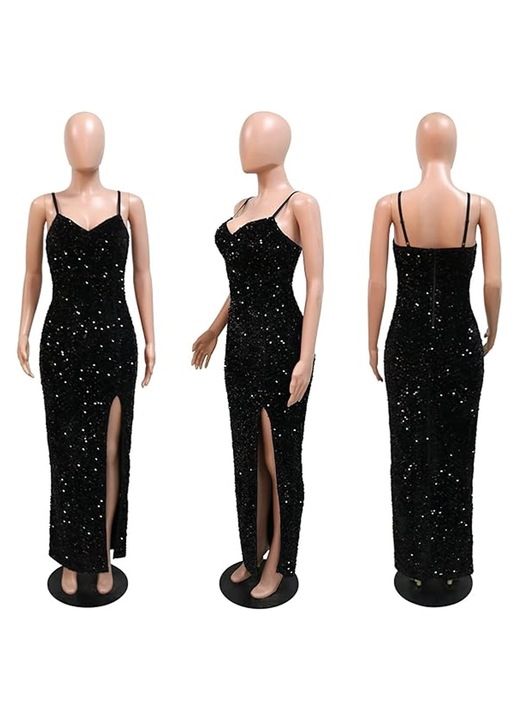 Estélyi ruha, Jormftte, ceruza, elegáns, fekete, elasztikus anyag