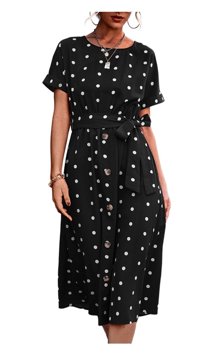 Női ruha, Jormftte, fekete, M INTL