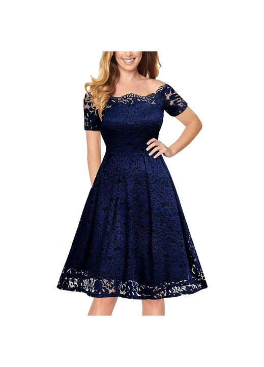 Női ruha Jormftte, cipzáras, sötétkék, M INTL