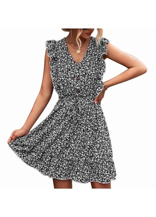 Női ruha, Jormftte, fekete, XL INTL