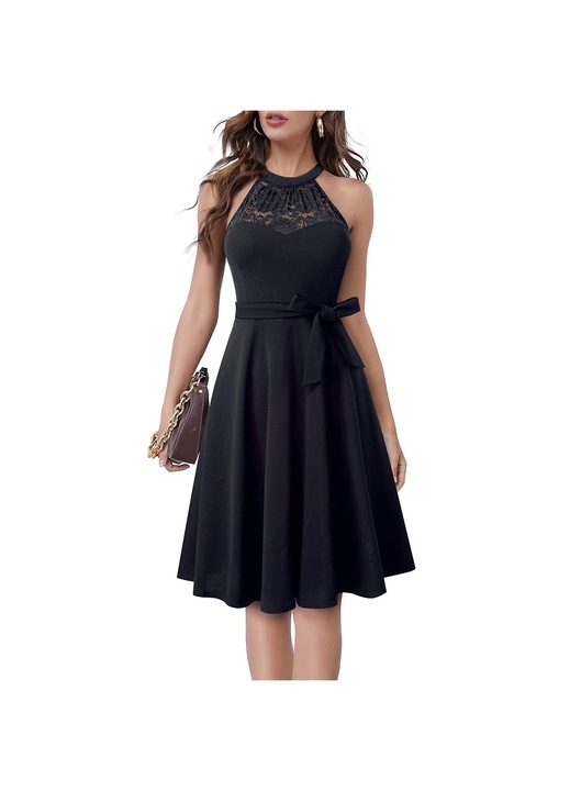 Jormftte koktélruha, poliészter, Fekete