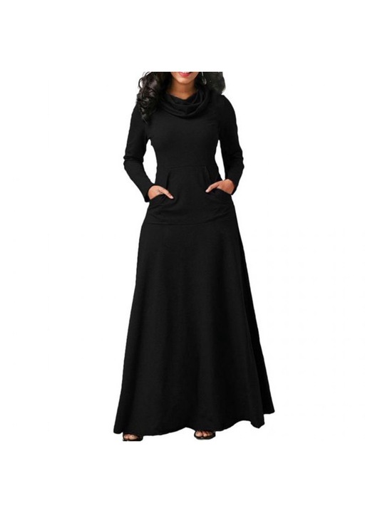 Női ruha, Jormftte, nyári, fekete, XL INTL