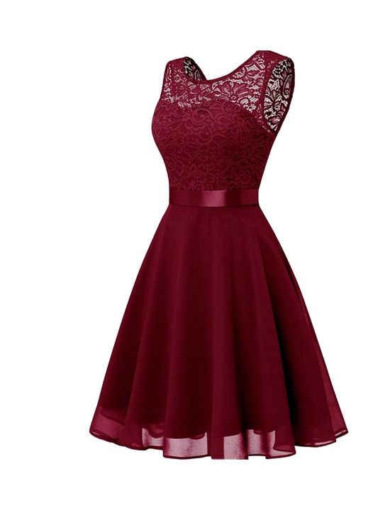 Női ruhák, Jormftte, csipke, estélyi, piros, M INTL