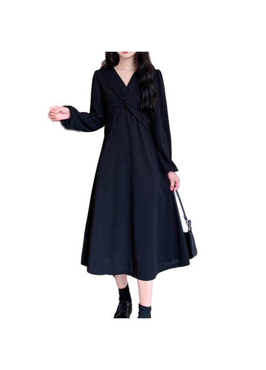 Koktélruha, Jormftte, rövid, elegáns, fekete, hosszú ujjú