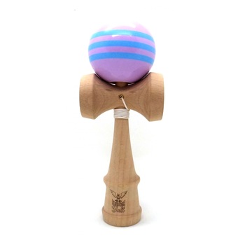 Joc de indemanare Kendama Ball Stripes Mov/Bleu Joc de indemanare Kendama Ball Stripes Mov/Bleu
