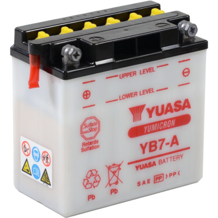 Motorkerékpár akkumulátor Yuasa YuMicron 12V 8Ah (YB7-A)