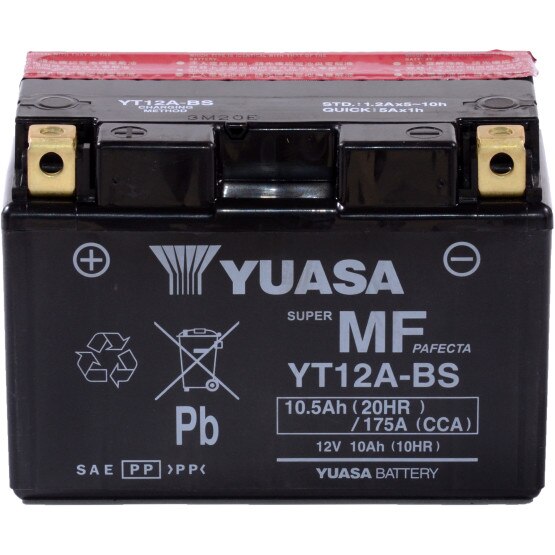 Bateria Moto Yt12a-bs Yuasa 12v 10ah