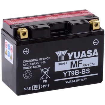 Baterie moto Yuasa AGM 12V 8Ah (YT9B-BS) Baterie moto Yuasa AGM 12V 8Ah (YT9B-BS)
