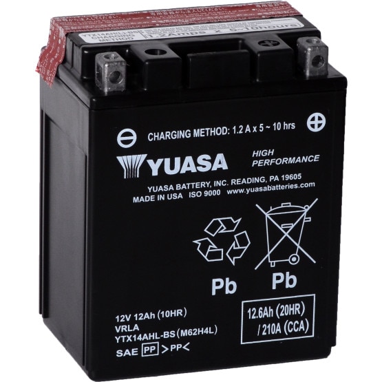Baterie moto Yuasa AGM 12V 12Ah (YTX14AHL-BS)