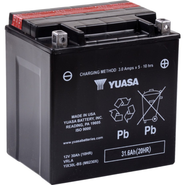 Baterie moto Yuasa AGM 12V 30Ah (YIX30L-BS)