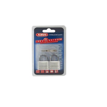 Lacat Titalium ABUS 726/40 TWINS B - nivel securitate 4 din 10 Lacat Titalium ABUS 726/40 TWINS B - nivel securitate 4 din 10
