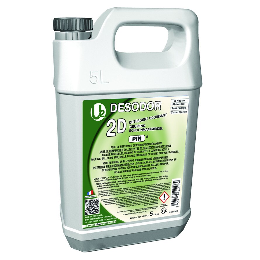 Detergent si dezodorizant 2D, 5L, Pin
