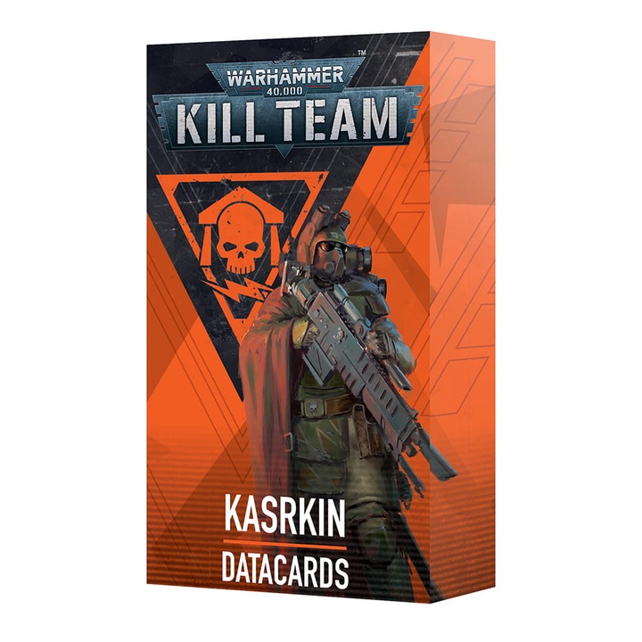 Warhammer 40000 Kill Team Game Expansion Kasrkin Datacards Games Workshop 37 карти Английски
