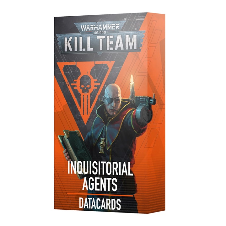 Warhammer 40000 Kill Team Разширение на играта Inquisitorial Agents Datacards Games Workshop 49 карти Английски