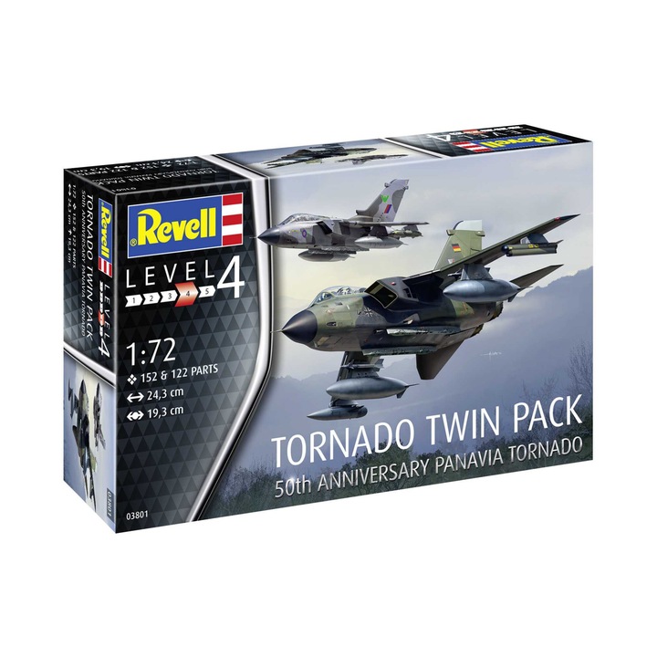 Сглобяем модел, Revell, Комплект два броя модели за 50-та годишнина на Tornado