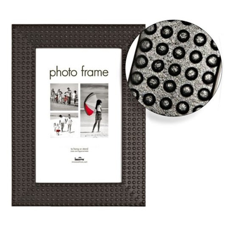 Rama foto Innova GALWAY A4, neagra, plastic, 26x35cm, pentru birou sau perete