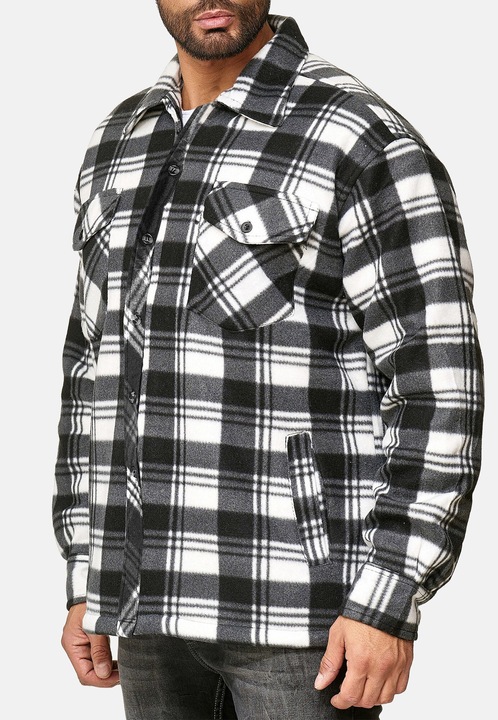 Ferfi ing, Arizonas, feher/szurke, Többszínű