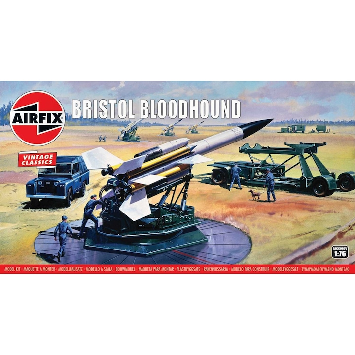 Военен модел Airfix Bristol Bloodhound 1:76, 96 части, 18x4x12.8см