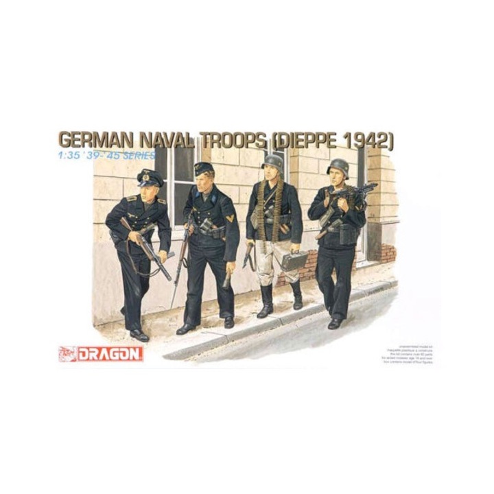 Makett készlet figurák 6087 - Trupe Navale Germane (Dieppe 1942) 1:35, Dragon