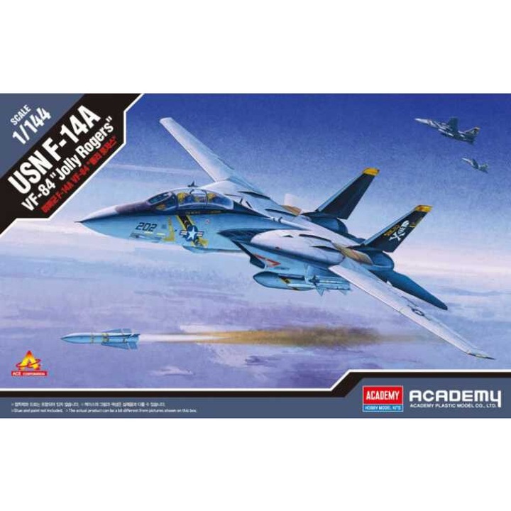 Academy Grumman US NAVY F-14A "VF-84 Jolly Rogers" 1:144 ACD 12626 repülőgépmodell készlet