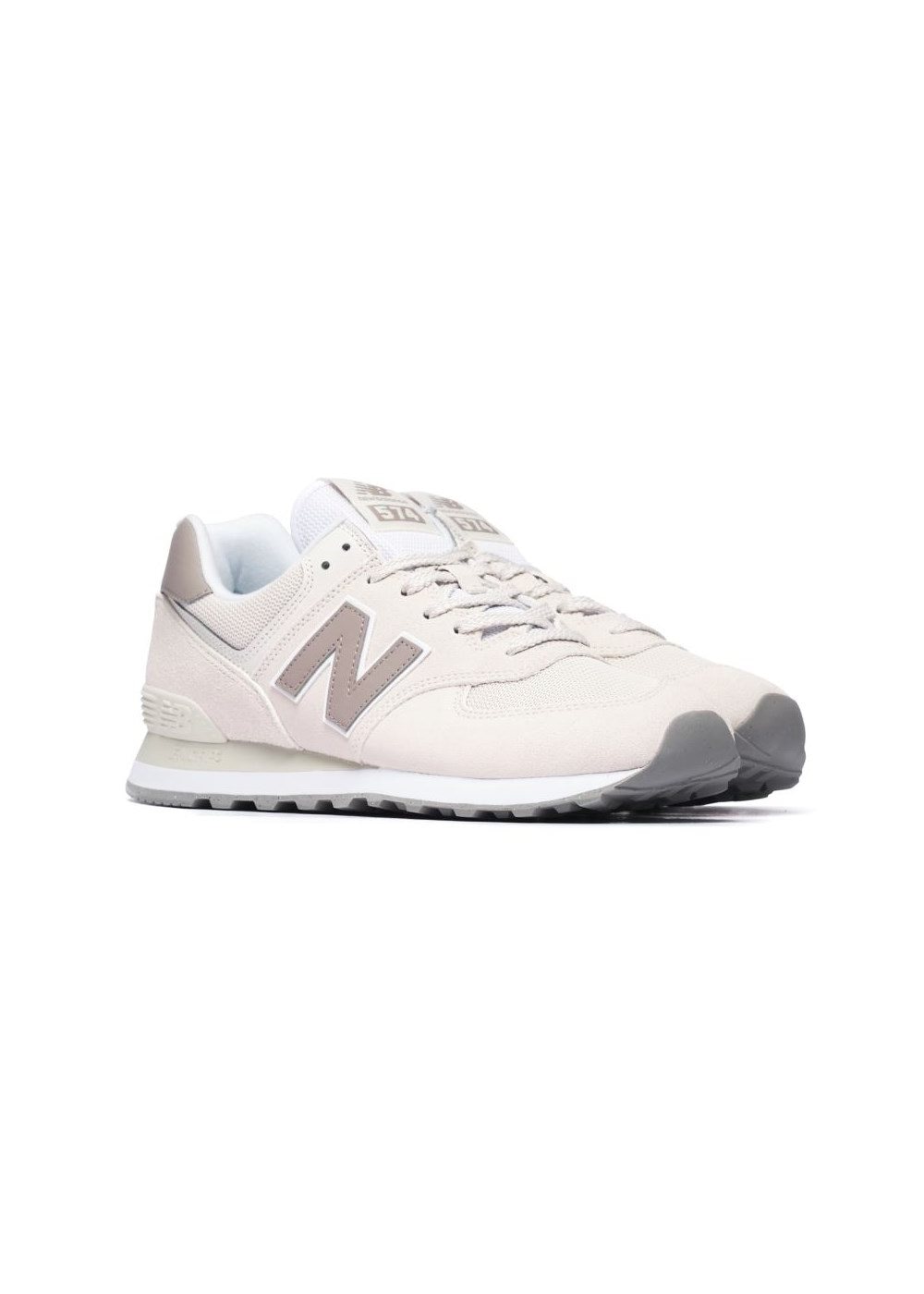 Tenisi barbati New Balance U574ESC, bej, piele naturala, design