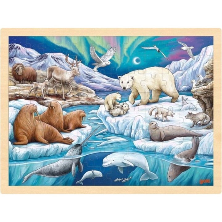 Goki Sarkvidéki Éjszaka kirakó, 96 darabos