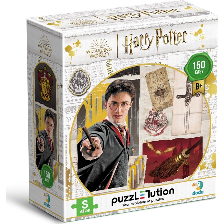 Puzzle Dodo Harry Potter: Nebelvir, 150 piese, 23x32cm