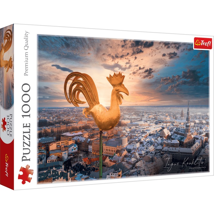 Trefl 1000 db-os puzzle - Riga, Lettország (10748)