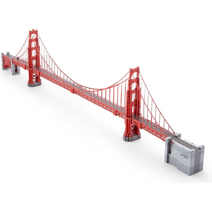 3D Metal Earth puzzle, Golden Gate Bridge modell
