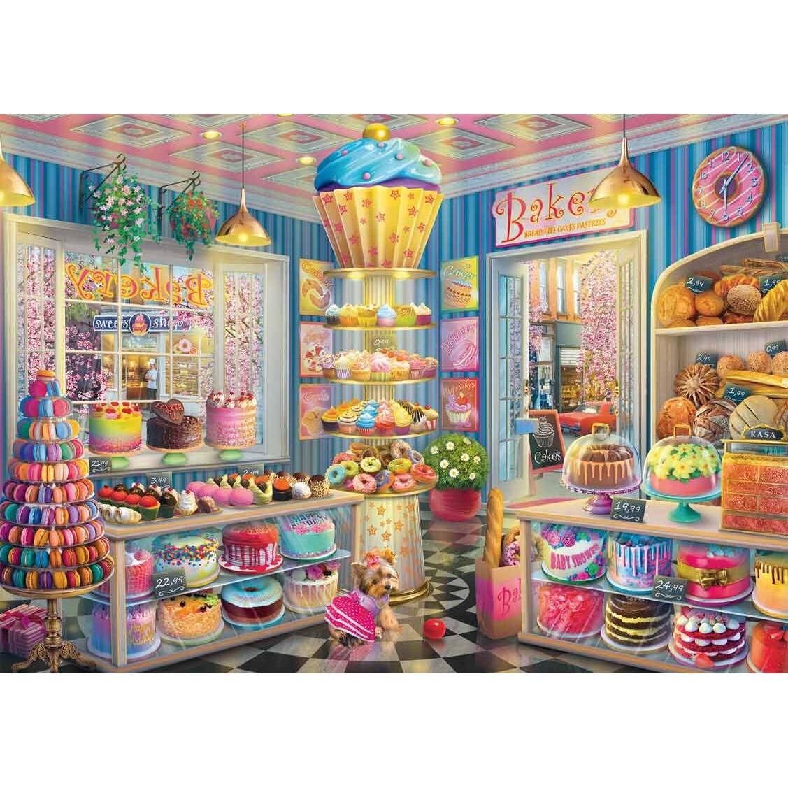 Puzzle, Schmidt, Brutarie colorata, 1000 de piese, multicolor