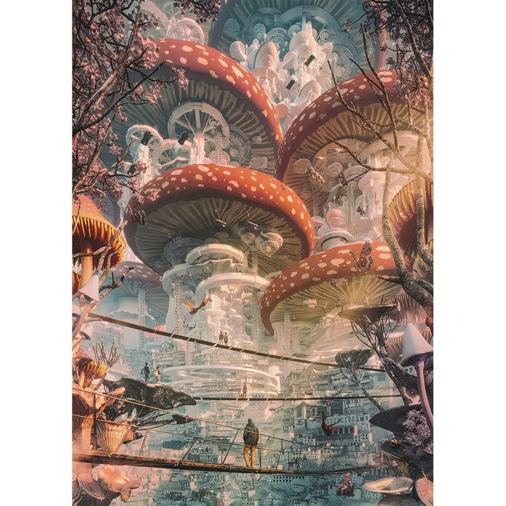 Puzzle Heye Future Cities, 1000 piese, 50x70cm