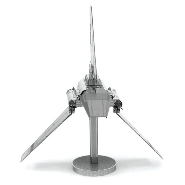 Puzzle 3D Metal Earth Star Wars: Imperial Shuttle, 10,8x10,2x6,4cm, set 2 placi de metal