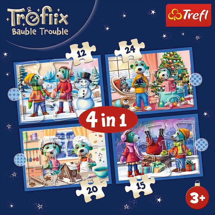 Puzzle Trefl, 12-24 piese, 28,5x20,5cm