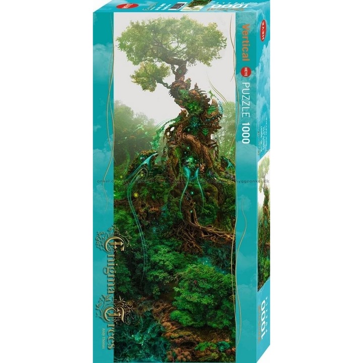 Puzzle vertical Heye Enigma Trees, 1000 piese, 33x95cm, set