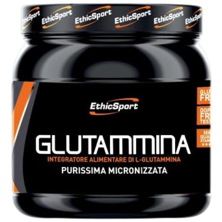Хранителна добавка EthicSport Micronized Glutamine Kyowa Quality, Неовкусен, 300 грама