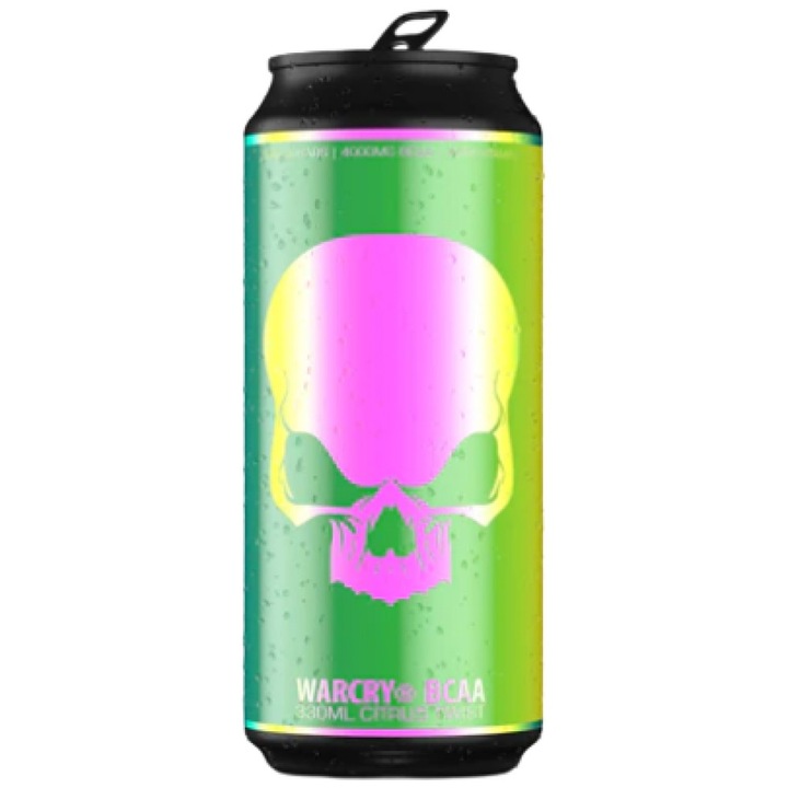 Étrend-kiegészítő Genius Nutrition WarCry BCAA Ready-To-Drink, Citrus Twist, 330 ml