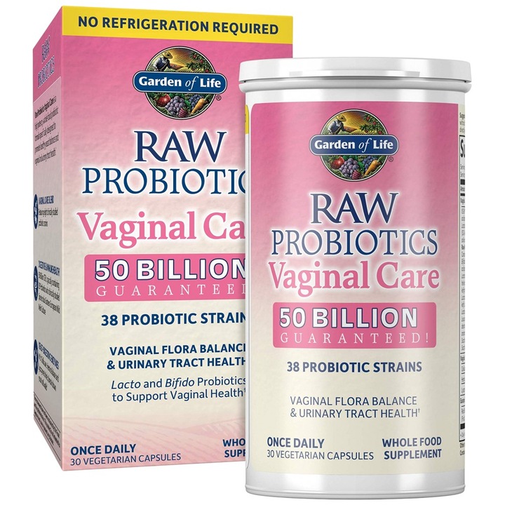 Хранителна добавка Garden Of Life Raw Probiotics Vaginal Care, 30 капсули