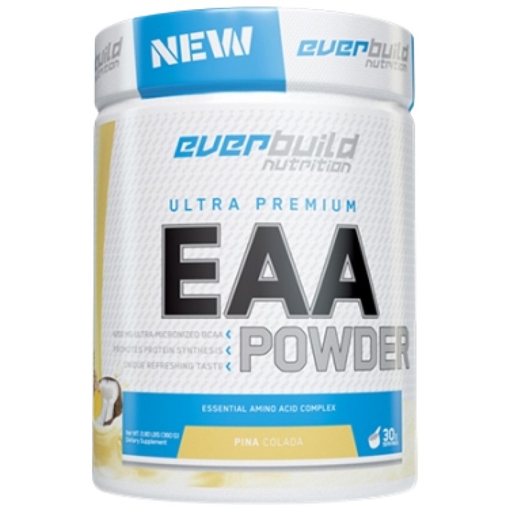 Хранителна добавка Everbuild EAA Powder, Пина колада, 360 грама