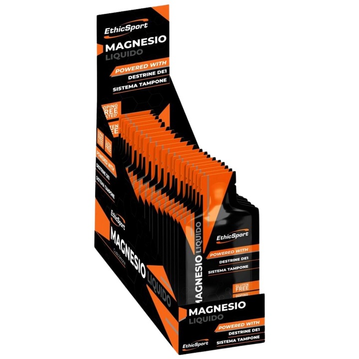 Хранителна добавка EthicSport Liquid Magnesium Sachets 225 mg, 22 x 25 мл