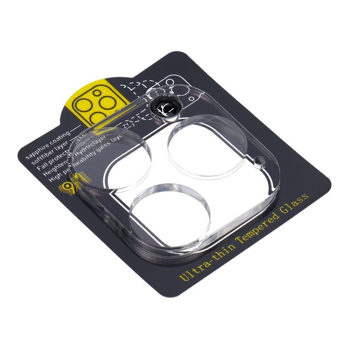 Стъклен протектор 5D Omni за камера за iPhone 16 Pro Transparent